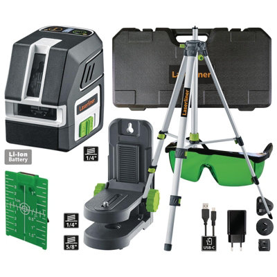Laserliner PocketCross-Laser 2G Set Cross-Line Laser, 150cm