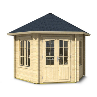 Lasita Bainbridge Pavilion Summer House - 3m x 3m - x2 Windows - 4