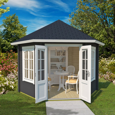 Lasita Bainbridge Pavilion Summer House - 3m x 3m - x2 Windows - 5