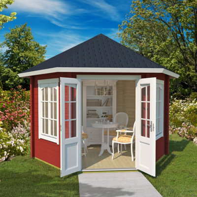 Lasita Bainbridge Pavilion Summer House - 3m x 3m - x2 Windows - 6