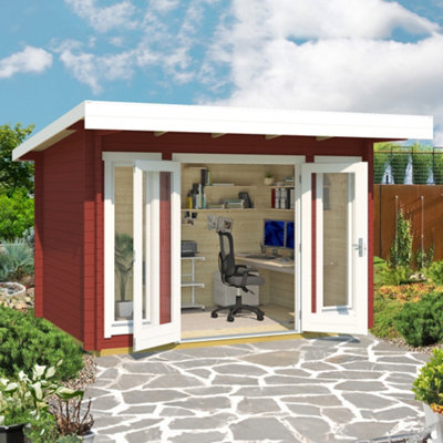 Lasita Bingham 1 Modern Summer House - 3.3m x 2.4m - Double Glazed - 6