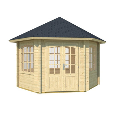 Lasita Bradfield Pavilion Summer House - 3m x 3m - x5 Windows - 3