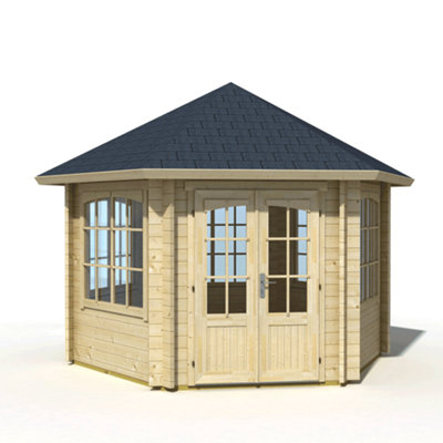 Lasita Bradfield Pavilion Summer House - 3m x 3m - x5 Windows - 5