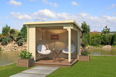 Lasita Osland Buffalo 275 Gazebo with Side Walls - 2.75m x 2.75m - Canopy Shelter