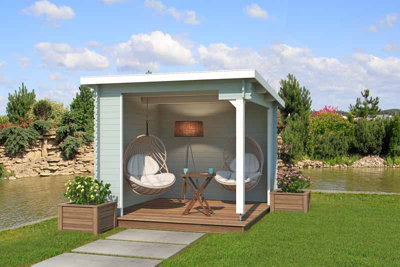 Lasita Osland Buffalo 275 Gazebo with Side Walls - 2.75m x 2.75m - Canopy Shelter - 6