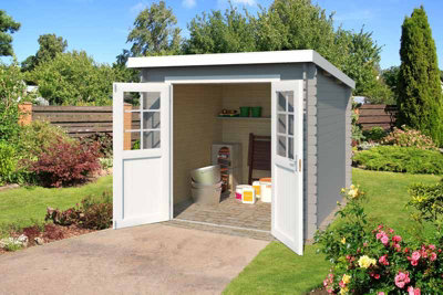 Lasita Osland Indi 175 Log Cabin - 2.3m x 1.75m - 28mm Log Cabin Shed - 6