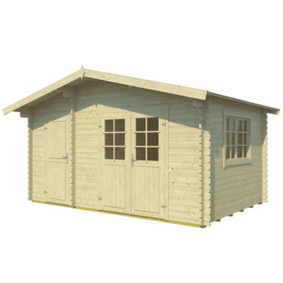 Lasita Osland Keila 34 Two Room Log Cabin - 4.25m x 2.8m - with Side Store - 4