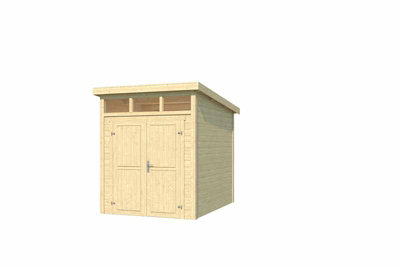 Lasita Osland Kibo 2 Storage Shed - 2.5m x 2m - 28mm Wall Logs