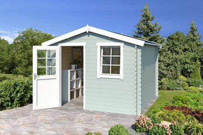Lasita Osland Nina 230 Log Cabin - 2.75m x 2.3m - 28mm Summer House - 6