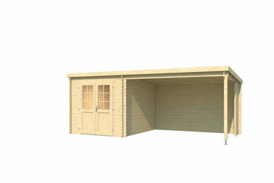Lasita Osland Saint Raul Summer House with Veranda - 5.9m x 2.75m - 28mm Wall Logs