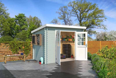 Lasita Osland San Jose 175 Log Cabin - 2.75m x 1.75m - Summer House - 5