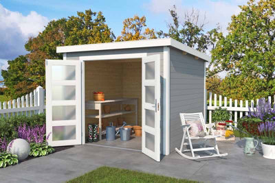 Lasita Osland Zambezi 4 Log Cabin - 2.5m x 2.5m - Storage Shed - 5