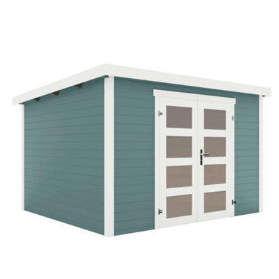 Lasita Osland Zambezi 7 Storage Shed - 3m x 3m - Log Cabin Style Shed - 6