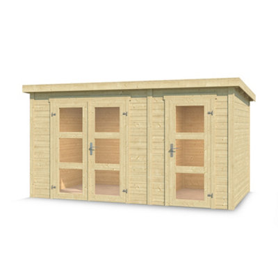 Lasita Osland Zambezi XL with Side Store - 3.8m x 2.4m - Summer House Two Rooms - 4