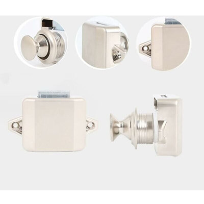 Latch and target 2pcs furniture door lock clasp push button latch ...