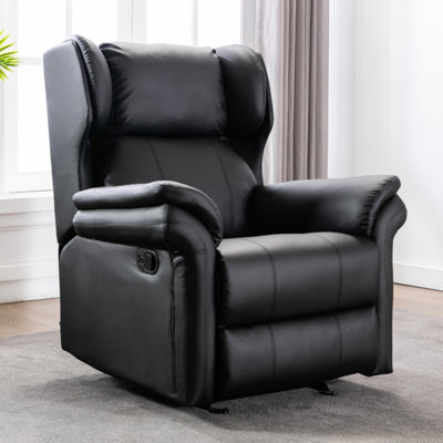 Wingback rocker hot sale recliner