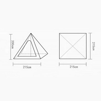Latourreg Adventure Pyramid Tent - Robust 300D Fabric, Ultimate Weather ...
