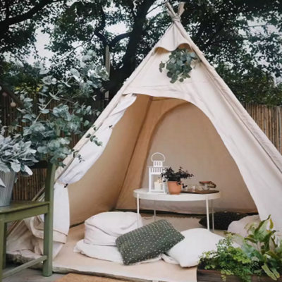 Latourreg Pyramidal Type Double Layer All Season Tent Khaki Glamping ...