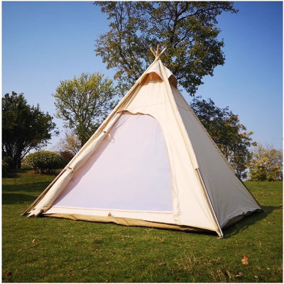 Latourreg Pyramidal Type Double Layer All Season Tent Khaki Glamping ...