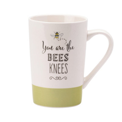 Latte Mug Fine China Bees Knees Green English Tableware Co.