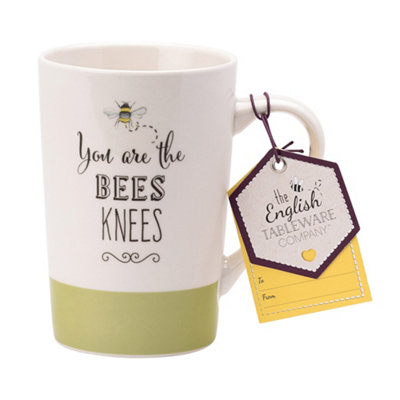 Latte Mug Fine China Bees Knees Green English Tableware Co.