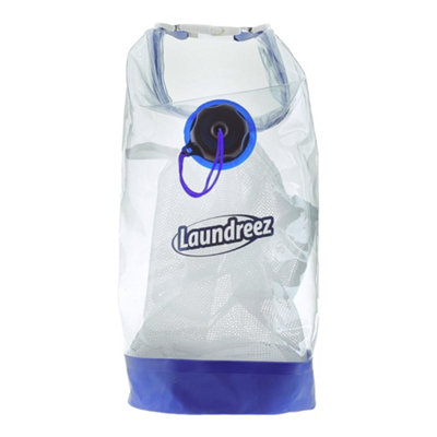 Laundreez Travel Laundry Bag Portable Clothes Washer DIY at B&Q
