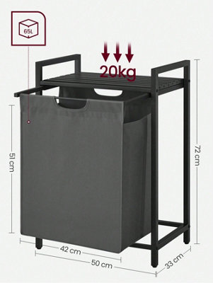 Laundry Basket, Laundry Hamper, Pull-Out and Removable Laundry Bag ...