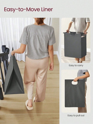 Laundry Basket, Laundry Hamper, Pull-Out and Removable Laundry Bag ...