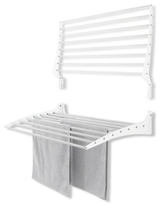 Laundry Company Wall Mounted Vertical Folding Clothes Airer