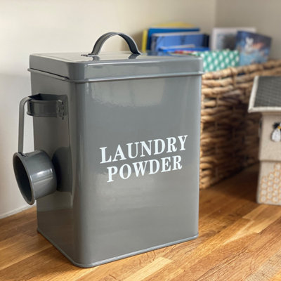 Laundry powder tin discount