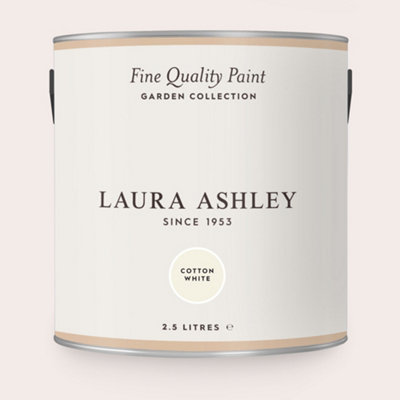 Laura Ashley Cotton White Garden Paint 2.5L