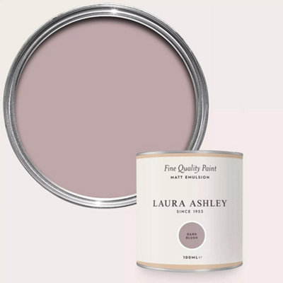 Laura Ashley Dark Blush Matt Emulsion Paint Sample