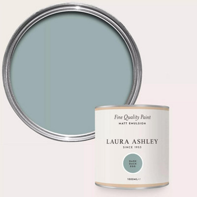 Laura Ashley Dark Duck Egg Matt Emulsion Paint Sample