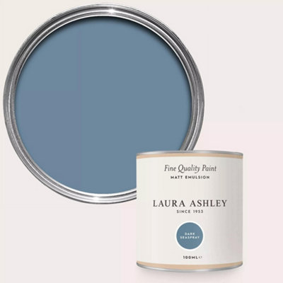 Laura Ashley Dark Seaspray Matt Emulsion Paint Sample