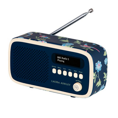 Laura Ashley Elveden Navy 'Dexter' DAB/DAB+ Digital & FM Radio