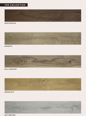 Laura Ashley Emneth LVT Waterproof Matt Finish Wood Effect Luxury Vinyl ...