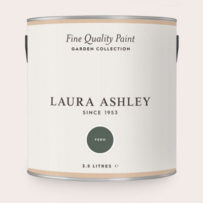 Laura Ashley Fern Exterior Eggshell Garden Paint 2.5L