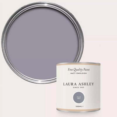 Laura Ashley Pale Iris Matt Emulsion Paint Sample