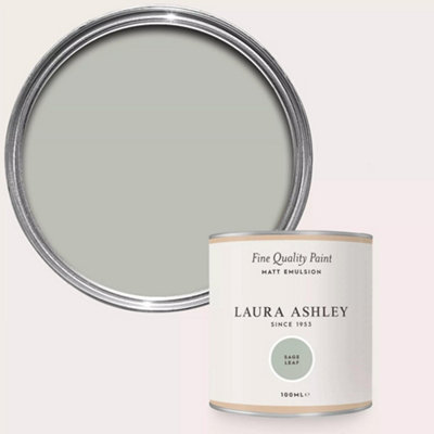 Laura Ashley Sage Leaf Matt Emulsion Paint Sample