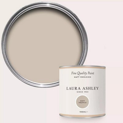 Laura Ashley Soft Truffle Matt Emulsion Paint Sample