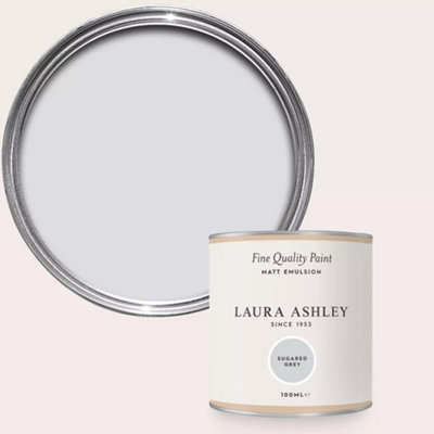 Laura Ashley Sugared Grey Matt Emulsion Paint Sample