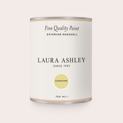 Laura Ashley Sunshine Yellow 750ml Exterior Eggshell Paint