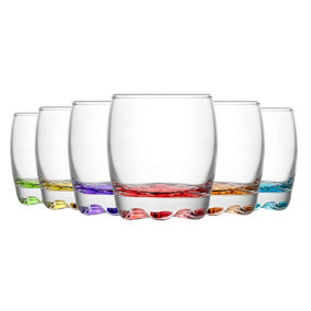 LAV - Adora Shot Glasses - 80ml - Multicolour - Pack of 6