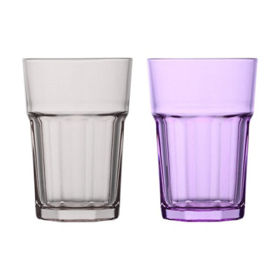 LAV - Aras Highball Glasses - 365ml - Multicolour - Pack of 6 - 6