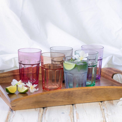 LAV - Aras Highball Glasses - 365ml - Multicolour - Pack of 6 - 5