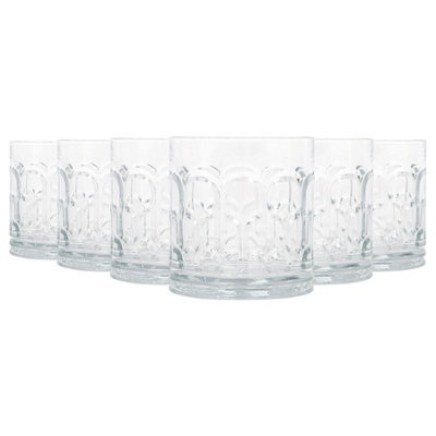 LAV Archie Whisky Glasses - 370ml - Pack of 6