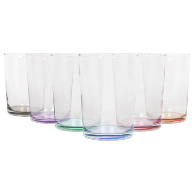 LAV Bodega Highball Glasses - 520ml - Colour Base - Pack of 6