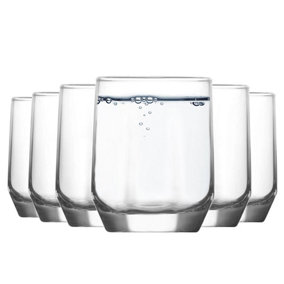 LAV - Diamond Tumbler Glasses - 215ml - Pack of 6