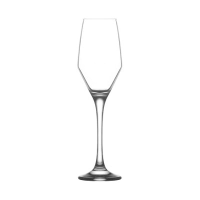 LAV Ella Glass Champagne Flutes - 230ml - Pack of 12
