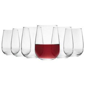 LAV - Gaia Stemless Red Wine Glasses - 590ml - Pack of 6